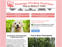 Tablet Screenshot of flamingofundraising.com